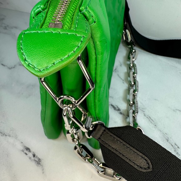 Louis Vuitton Green Coussin Bag PM Monogram Leather embossed Crossbody Shoulder - Picture 9 of 15
